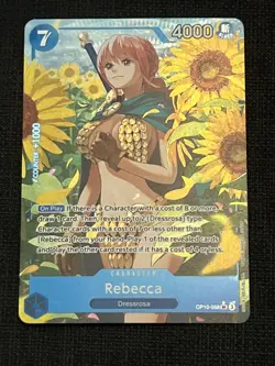 One Piece OP10-058 Rebecca SR Alt Art Parallel Royal Blood English - Image 1