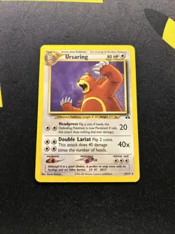 Ursaring 34/75 LP -Vintage Rare Pokemon Card- Neo Discovery (7q) - Image 1
