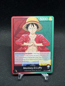 One Piece Card Game Romance Dawn OP01-003 Monkey D Luffy Leader - Image 1