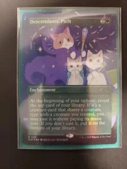 MTG Descendants' Path Secret Lair Drop Foil Card NM - Image 1