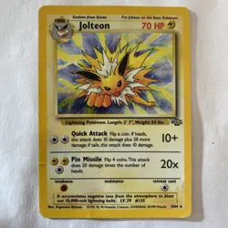 Jolteon 20/64 - Jungle - Rare - Pokemon Card Halo - Image 1