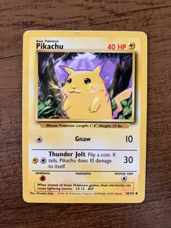 Pokemon Cards Lot of 4 Holographic Chansey, Pikachu, Charmeleon, Onix 1999 /102 - Image 2