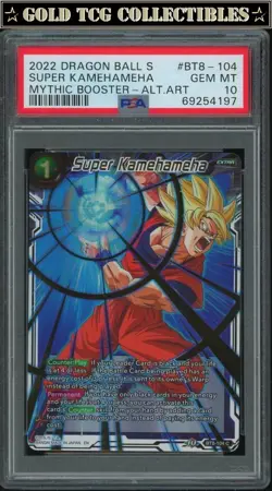 PSA 10 ⭐ Son Goku Kamehameha Mythic Booster Alt Art Promo Card Super DBS DBZ Z - Image 1