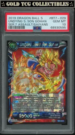 PSA 10 ⭐ Son Gohan Assault of the Saiyans Card DBS DBZ Z Heroes - Image 1