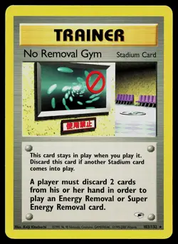 Pokemon Card - No Removal Gym Gym Heroes 103/132 Rare - Image 1