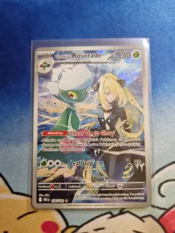 Cynthia’s Roserade 184/182 IR | Destined Rivals SV10 | Pokemon Card | NM - Image 1