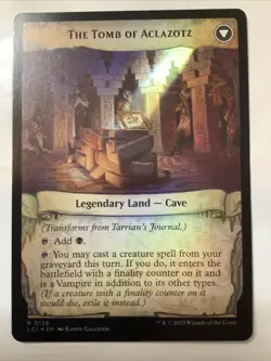 MTG LCI: Tarrian’s Journal The Tomb Of Aclazotz (Artifact) Foil Rare 0126 - Image 2