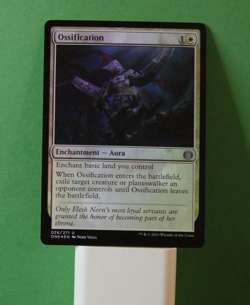 MTG ONE: Ossification (Enchantment Aura) 026/271 Regular Uncommon Foil - Image 1