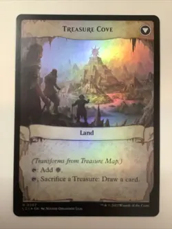 MTG LCI: Treasure Map Treasure Cove (Artifact/Land) Regular Rare 0267 Foil - Image 2