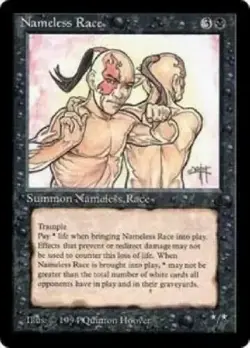 Nameless Race LP MTG The Dark Magic - Image 1
