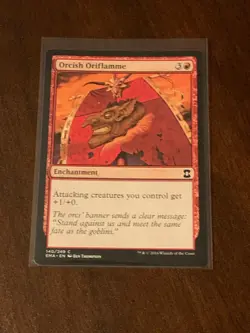 Magic the Gathering Eternal Masters Orcish Oriflamme - Image 1