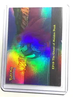 Pokemon HOLO Topps Series 2 TV Animation Ed EP19 The Ghost Of Maiden Peak - Image 1