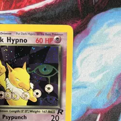 Pokemon TCG Dark Hypno 9/82 Team Rocket 1st Edition Holo Rare 2000 WOTC - Image 3