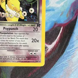 Pokemon TCG Dark Hypno 9/82 Team Rocket 1st Edition Holo Rare 2000 WOTC - Image 4