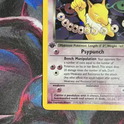 Pokemon TCG Dark Hypno 9/82 Team Rocket 1st Edition Holo Rare 2000 WOTC - Image 5