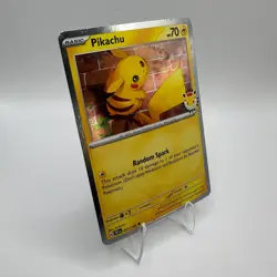 Pokemon Pikachu 051/162 2026 Pokemon Day Stamped Promo 30th Anniversary TCG Card - Image 2