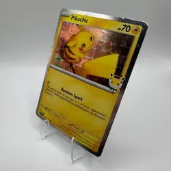 Pokemon Pikachu 051/162 2026 Pokemon Day Stamped Promo 30th Anniversary TCG Card - Image 3