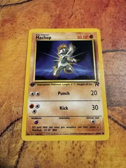 1st Edition Machop Team Rocket 59/82 | WOTC Vintage Pokemon Card - Image 1