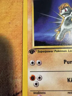 1st Edition Machop Team Rocket 59/82 | WOTC Vintage Pokemon Card - Image 2