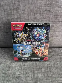 Sealed Pokemon TCG Stellar Crown Booster Bundle - Image 1