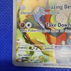 Pokemon TCG Hisuian Growlithe Twilight Masquerade IR 181/167 - Image 5