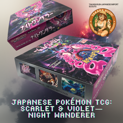 Pokemon TCG Japanese Scarlet & Violet Night Wanderer Booster Box SV6a Unopened - Image 1
