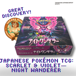 Pokemon TCG Japanese Scarlet & Violet Night Wanderer Booster Box SV6a Unopened - Image 2