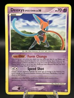 Deoxys Speed Forme 26/146 Pokemon TCG Diamond & Pearl Legends Awakened Rare - Image 1