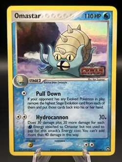 Omastar 20/108 Reverse Holo Rare Ex Power Keepers Pokemon TCG - Image 1