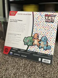 Pokemon TCG Scarlet & Violet 151 Poster Collection Box 3 Packs New Sealed G2 820650853166 - Image 2