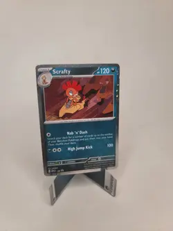 Scrafty Cosmos Holo Pokemon Scarlet & Violet Black Star Promo 188 Near Mint - Image 1