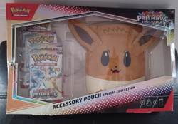 Pokemon Scarlet & Violet Prismatic Evolutions Accessory Pouch Special Collection - Image 1