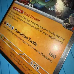 Team Rocket's Tyranitar 096/182 HOLOBLEED Destined Rivals Promo Pokemon TCG MINT - Image 2