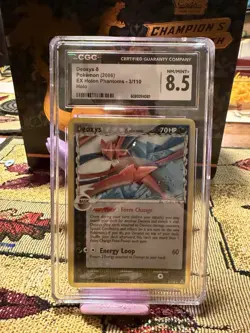 CGC 8.5 NM/Mint+ - Deoxys Holo 3/110 Holon Phantoms - English Pokemon TCG - Image 1