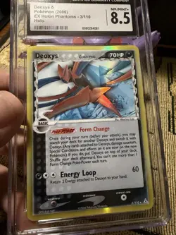 CGC 8.5 NM/Mint+ - Deoxys Holo 3/110 Holon Phantoms - English Pokemon TCG - Image 3