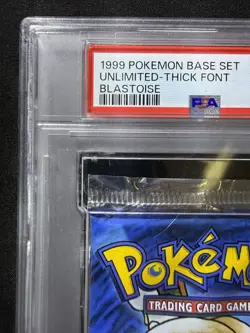 Pokemon TCG - 1999 Base Set Unlimited Blastoise Art Sealed Pack - PSA 10 - Image 3