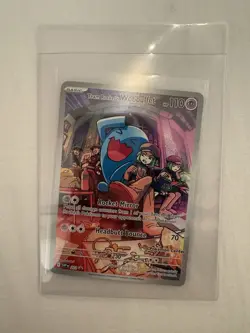 Pokemon Center Stamped Promo Destined Rivals Team Rocket’s Wobbuffet SVP 203 - Image 1