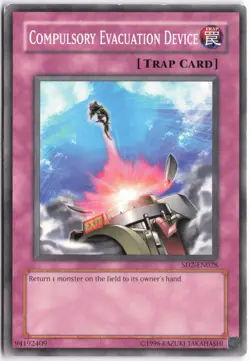 Yugioh - Compulsory Evacuation Device SD2-EN028 Unlimited - Structure Deck: Zomb - Image 1