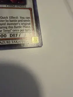 Draco Berserker of the Tenyi CHIM-EN035 Chaos Impact 1st Edition - Image 3