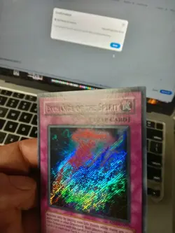 ERROR MISPRINT Yugioh Exchange of the Spirit RP01-EN099 Retro Pack Secret Rare - Image 5