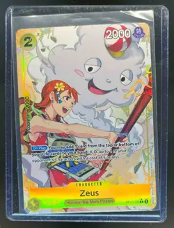 2025 One Piece Gaming A Fist of Divine Speed Alternate Art Zeus #OP11-106 - Image 1