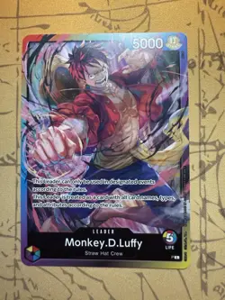 Monkey.D.Luffy (Release Event Leader) - One Piece TCG - English NM Promo - Image 1