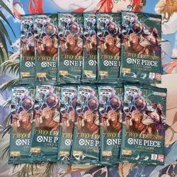 One Piece TCG OP-08 Two Legends English Booster Pack LOT OF 12 From Bandai Store - Image 1