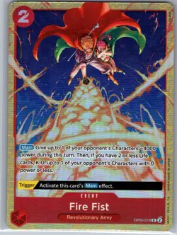 Fire Fist (Premium Card Collection -Best Selection Vol. 2-) OP05-019 - NM - Image 1