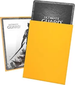 Ultimate Guard 100 Katana Standard Size Card Protector Sleeves Yellow - Image 1