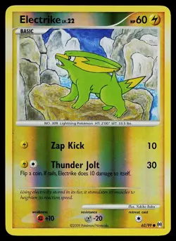 Pokemon Card - Electrike Arceus 62/99 Reverse Holo - Image 1