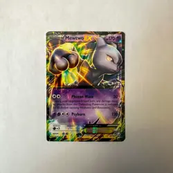 Pokemon Mewtwo EX TCG Black Star Promo Holo Card XY183-XY - Image 1