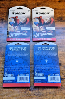 MTG: Marvel's Spider-Man - LOT of 4 Play Booster Packs 56 Cards Total 171402 - Image 3