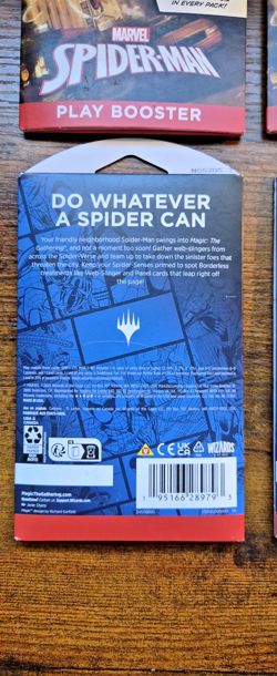 MTG: Marvel's Spider-Man - LOT of 4 Play Booster Packs 56 Cards Total 171402 - Image 4