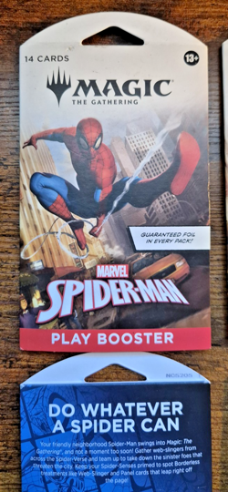 MTG: Marvel's Spider-Man - LOT of 4 Play Booster Packs 56 Cards Total 171402 - Image 5